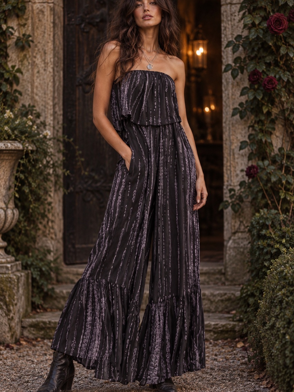 Free People Boho Whimsy Jumpsuit Sz S